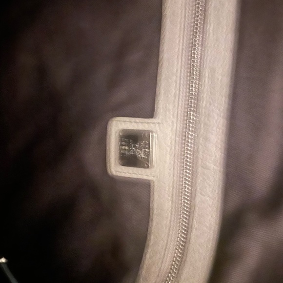 MCM Klara Monogrammed Beige Leather Hobo Shoulder Handbag - Picture 9 of 11